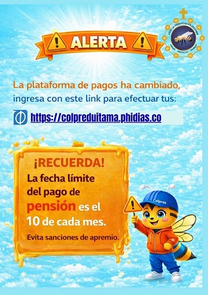 Aqui debes pagar tu pensión durante los 10 primeros dias del mes. 