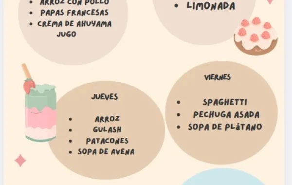 Almuerzos de la semana 